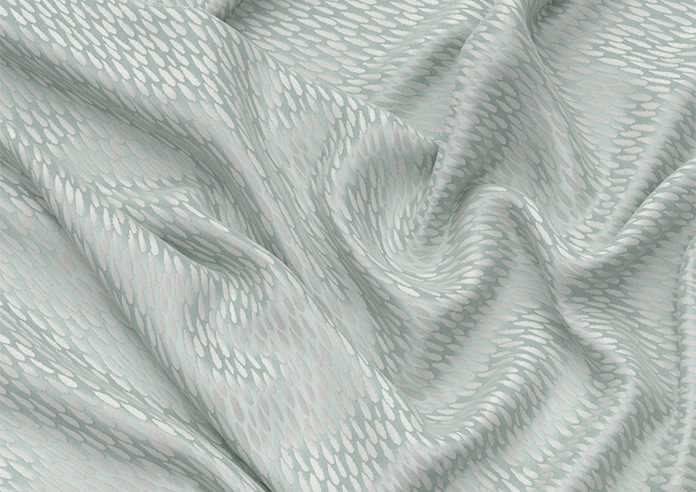 Dew Drop, Metallic Sky - Motorised Roman Blind - Image 4
